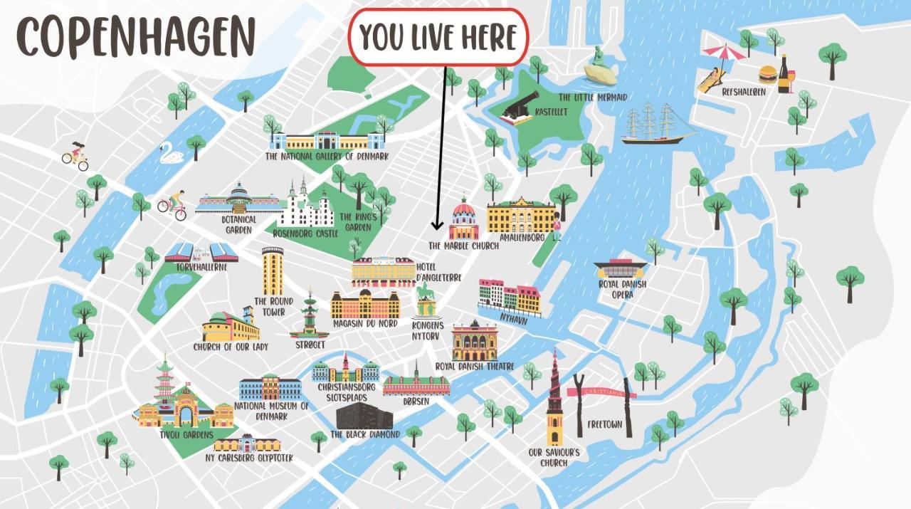 Stylish Ground Floor Apartment Perfect For Couples Copenhagen Luaran gambar